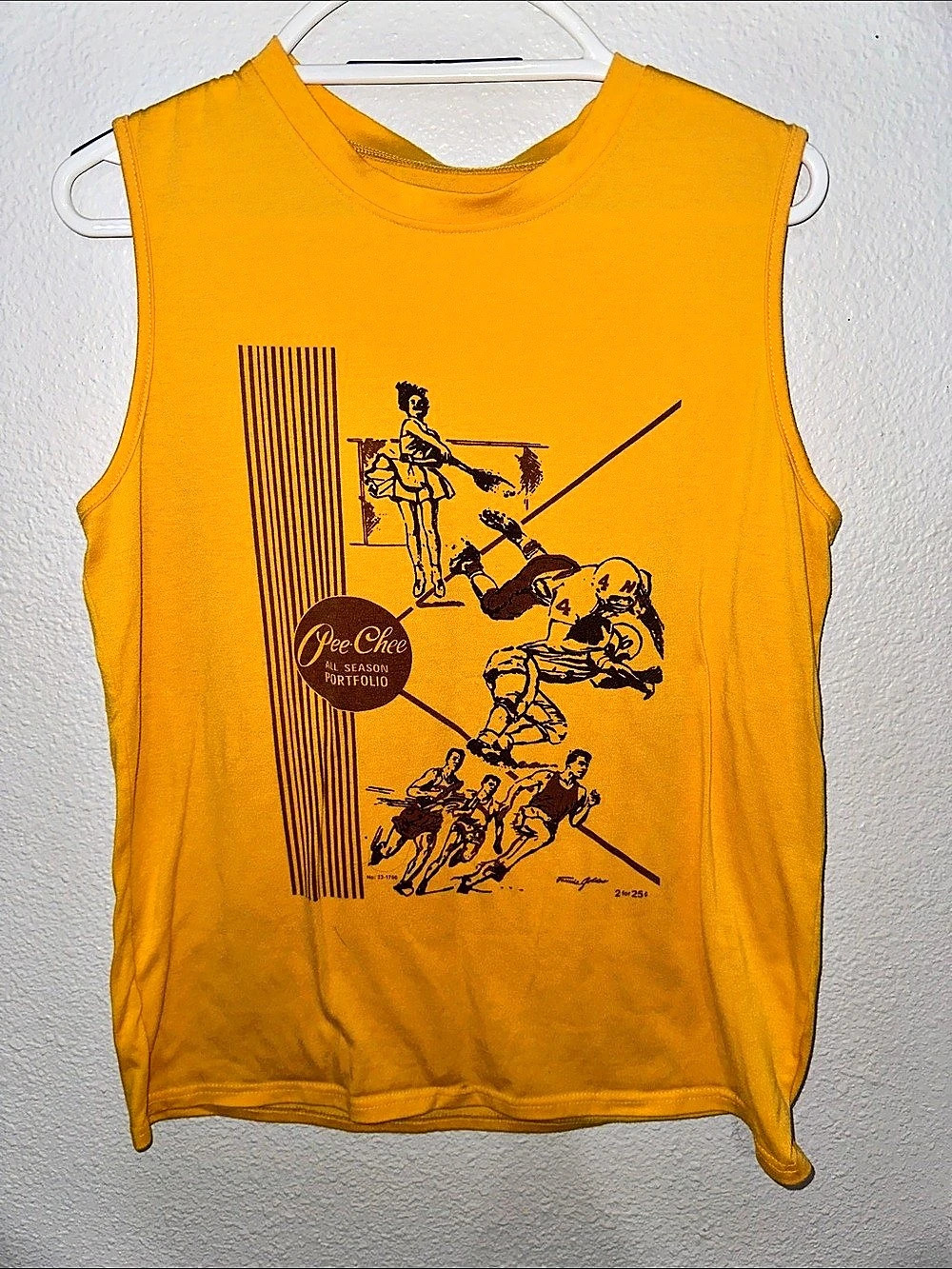 Graphic women’s Tank Top in Yellow